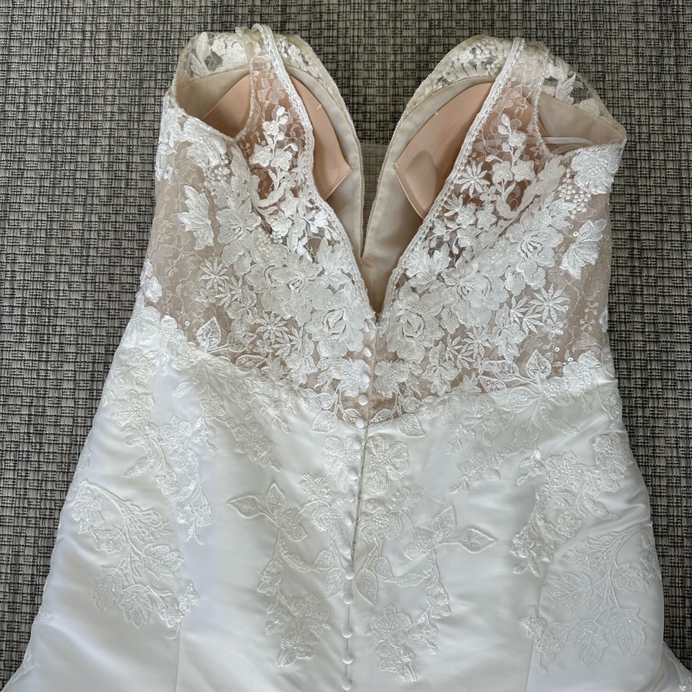 NEW Essence of Australia D2675 Mermaid Ivory Plunge Sz 24 - Picture 10 of 17